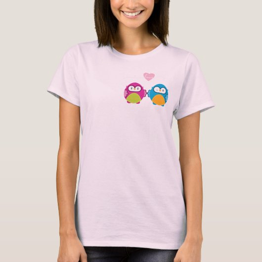 OWL LIEBE:: helles Mädchen + Junge T-Shirt (Vorderseite)