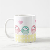OWL LIEBE: Weichtes Mädchen + Junge Kaffeetasse (Links)