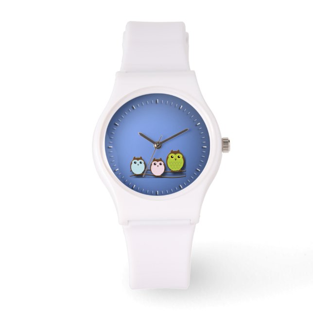 Owl Liebhaber Armbanduhr (Vorderseite)