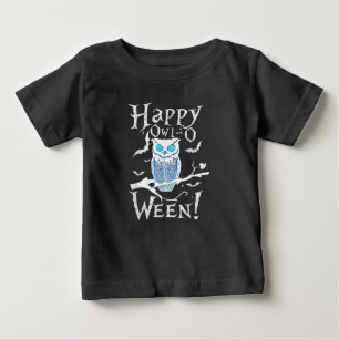 Owl Liebhaber Happy Owl Funny Owl Halloween Kost Baby T-shirt