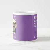 Owl Liebhaber Super Niedlich Funny Personalisiert Jumbo-Tasse (Vorderseite)