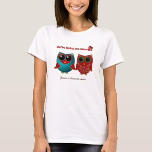 Owl liebt Ihr Ladys Tshirt