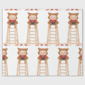 Owl Lifeguard Geschenkpapier (Flach)