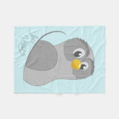 Owl-like Fleece Blanket (Vorderseite (Horizontal))