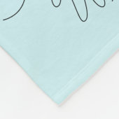 Owl-like Fleece Blanket (Ecke)