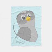 Owl-like Fleece Blanket (Vorderseite)