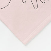 Owl-like Fleece Blanket (Ecke)