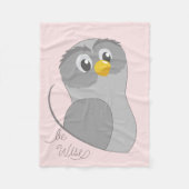 Owl-like Fleece Blanket (Vorderseite)