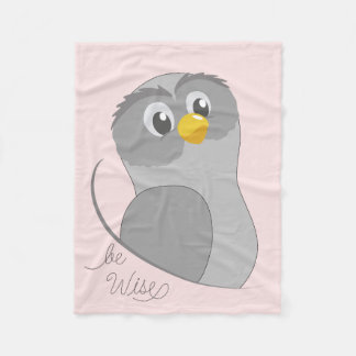 Owl-like Fleece Blanket
