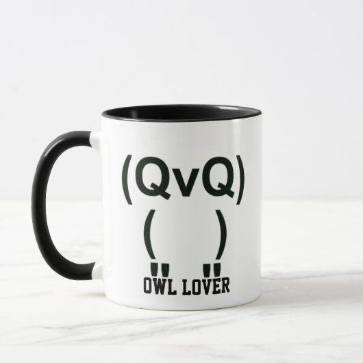 Owl Lover Computersymbol Tasse (Links)