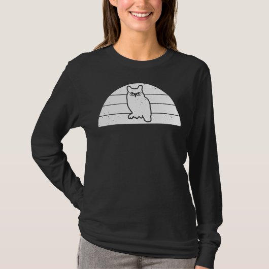 Owl Lover Funny Owl T-Shirt (Vorderseite)
