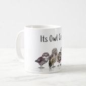 Owl Lover Tasse - Ihr EIGENES Gutes - Funny Mug (Vorderseite Links)