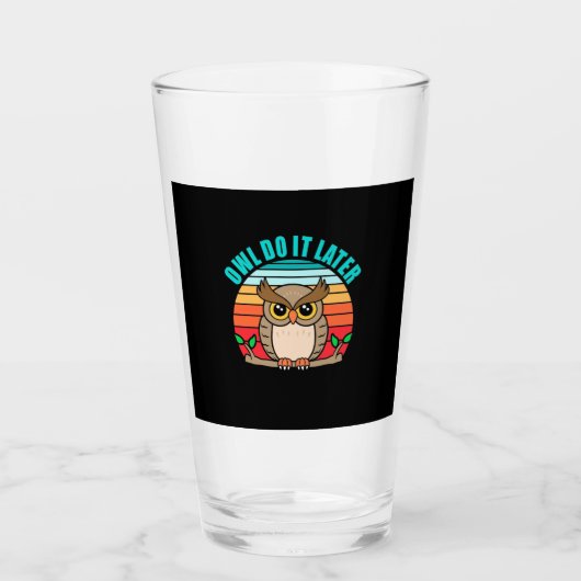 Owl macht es später glas (Vorderseite)