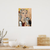 Owl Maiden Poster (Küche)