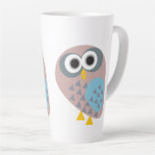 Owl mauve grau milchtasse (Rechte Ecke)