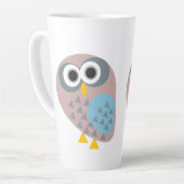 Owl mauve grau milchtasse (Linke Ecke)