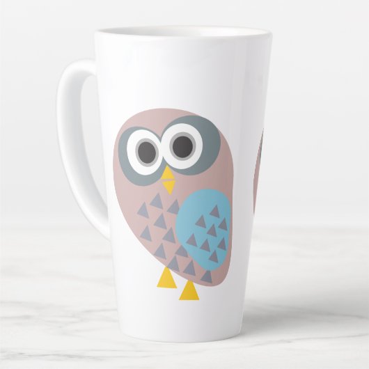 Owl mauve grau milchtasse (Linke Ecke)