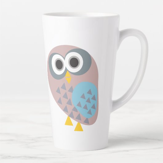 Owl mauve grau milchtasse (Rechts)