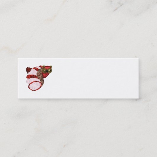 Owl Mini Business Cards Visitenkarte (Vorderseite)