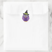 Owl mit Hat Halloween Stickers (Tasche)