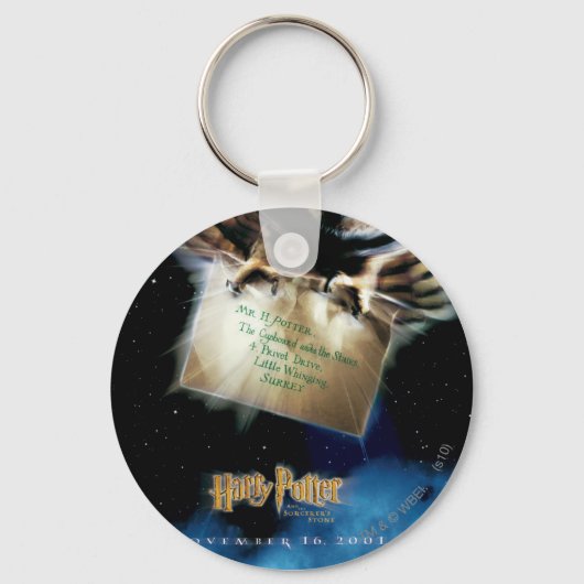 Owl mit Letter Movie Poster Schlüsselanhänger (Vorderseite)