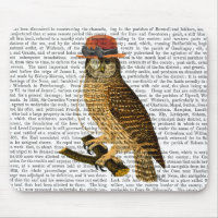 Owl mit Steampunk Style Bowler Hat