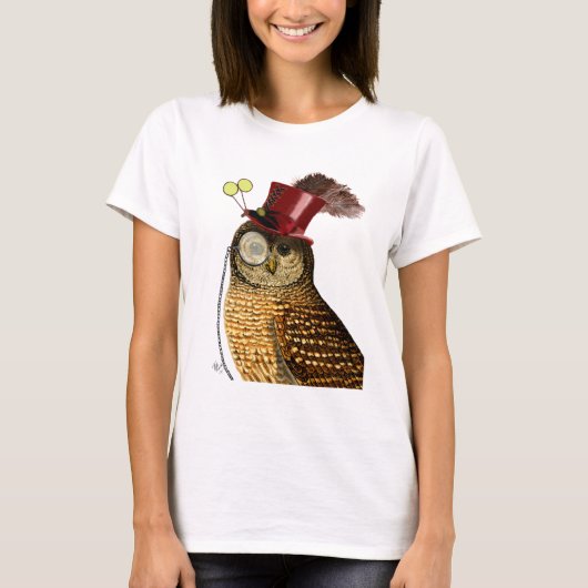 Owl mit Top Hat 3 (Vorderseite)