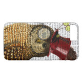 Owl mit Top Hat 3 Case-Mate iPhone Hülle (Rückseite (Horizontal))