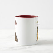 Owl mit Top Hat 3 Tasse (Zentrum)