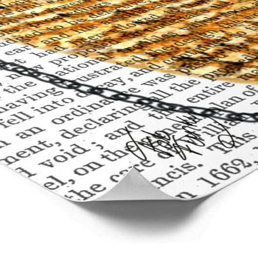 Owl mit Top-Hut Poster (Ecke)