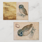 OWL Monogramm Visitenkarte (Vorne/Hinten)