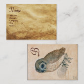 OWL Monogramm Visitenkarte (Vorne/Hinten)