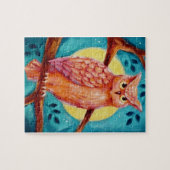 Owl & Moon Jigsaw Puzzle (Horizontal)