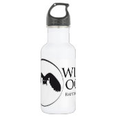 Owl Moon Logo Edelstahlflasche (Vorderseite)