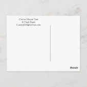 Owl Mount Postkarte (Rückseite)