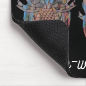 Owl mouse-mat. mousepad (Ecke)