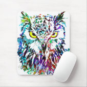 Owl Mouse Pad | Farbenfrohe Owl Mousepad | Owlet (Mit Mouse)