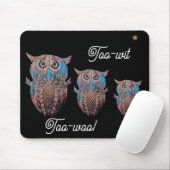 Owl Mousemat Mousepad (Mit Mouse)