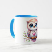 Owl mug tasse (Vorderseite Links)