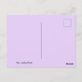 Owl Mural Postcard Postkarte (Rückseite)