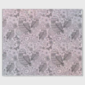Owl Muster Geschenkpapier (Flach)