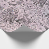 Owl Muster Geschenkpapier (Ecke)