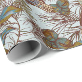 Owl Muster Geschenkpapier (Rolleneckpunkt)