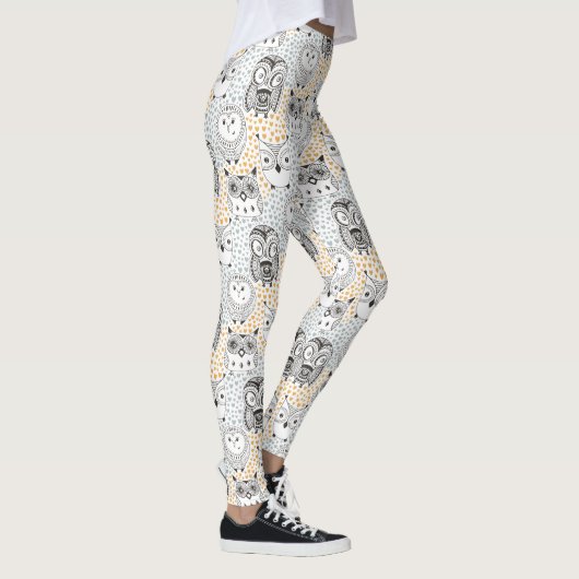 Owl Muster Leggings (Rechts)