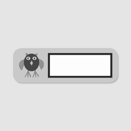 Owl Namensschild (Vorderseite)