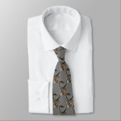 Owl Neck Tie Krawatte (Gebunden)