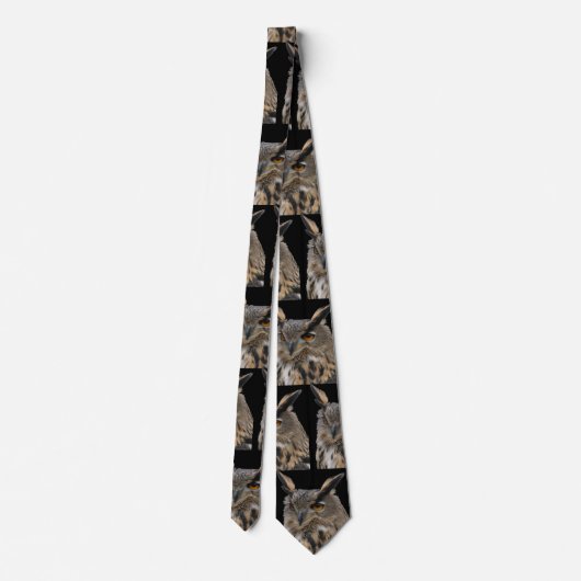 Owl Neck Tie Krawatte (Rückseite)