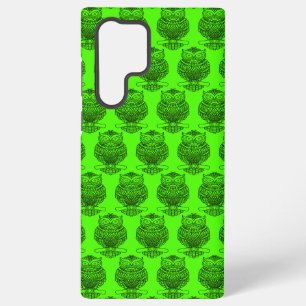 Owl (neon grün) - Samsung (S22 Ultra) Case Galaxy Hülle