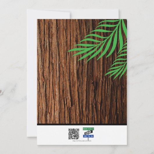 Owl Night Long Birday Party Einladung (Rückseite)