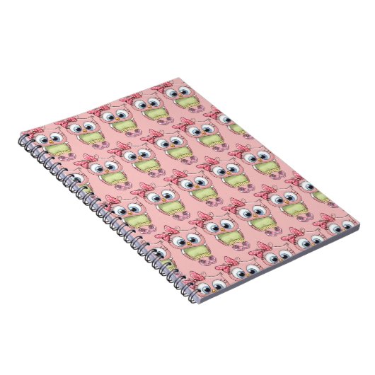 Owl Notebook Notizblock (Rechte Seite)